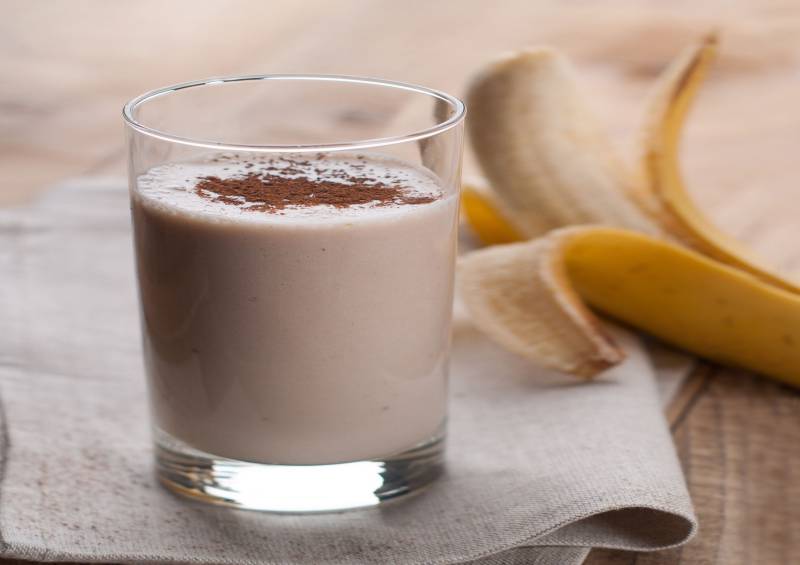 smoothe banana e cacao